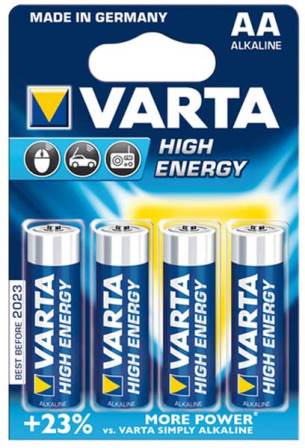 Батарея для газовой колонки Varta High Energy AA/LR6