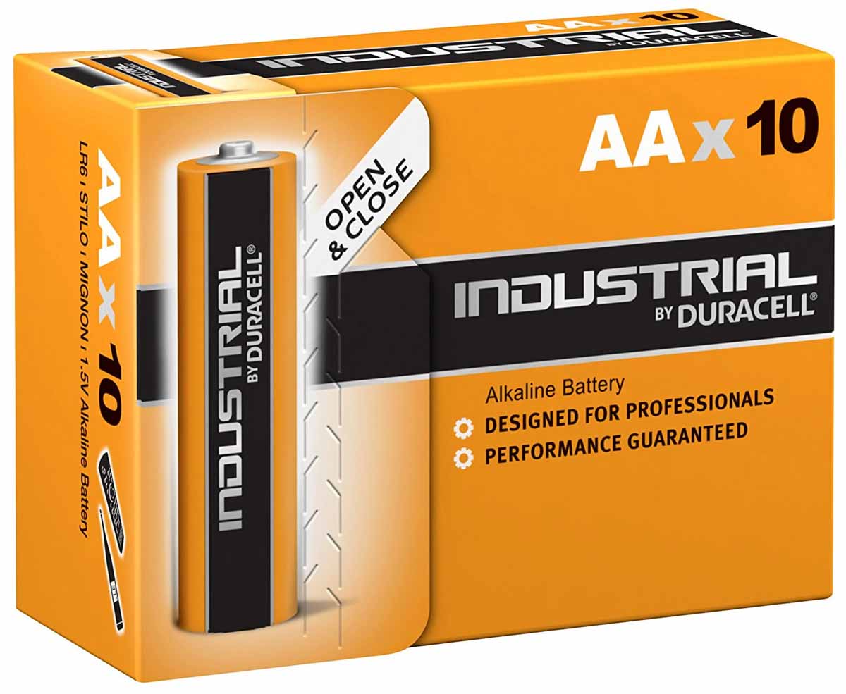 батарейки пальчиковые (10 шт) Duracell LR6 INDUSTRIAL-10BOX по самой  выгодной цене . Купить батарейки пальчиковые (10 шт) Duracell LR6  INDUSTRIAL-10BOX с доставкой - интернет-магазин ВОЛЬТА