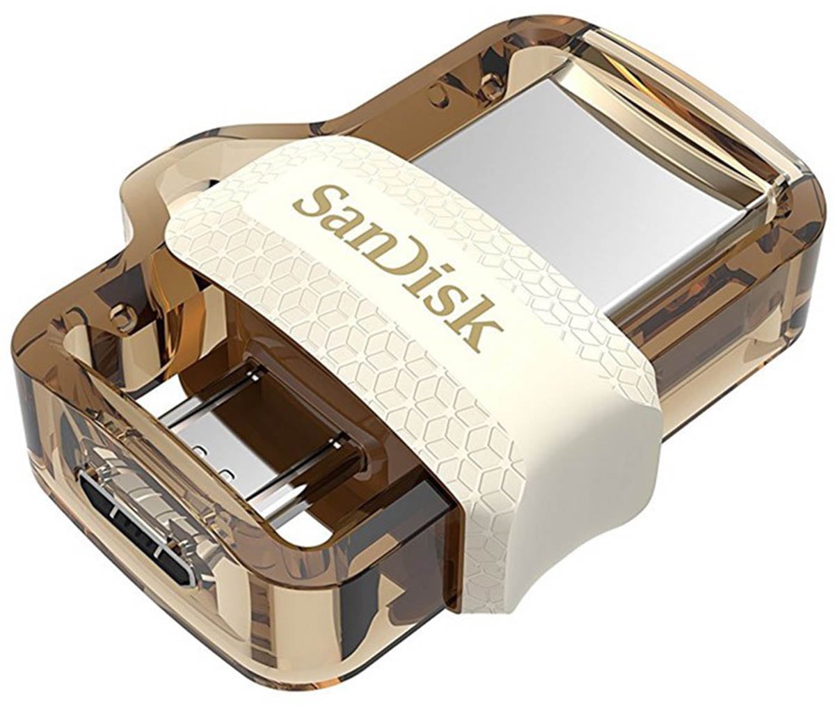 OTG флешка SanDisk Ultra Dual Drive m3.0 64GB white gold по самой выгодной  цене . Купить OTG флешка SanDisk Ultra Dual Drive m3.0 64GB white gold с  доставкой - интернет-магазин ВОЛЬТА