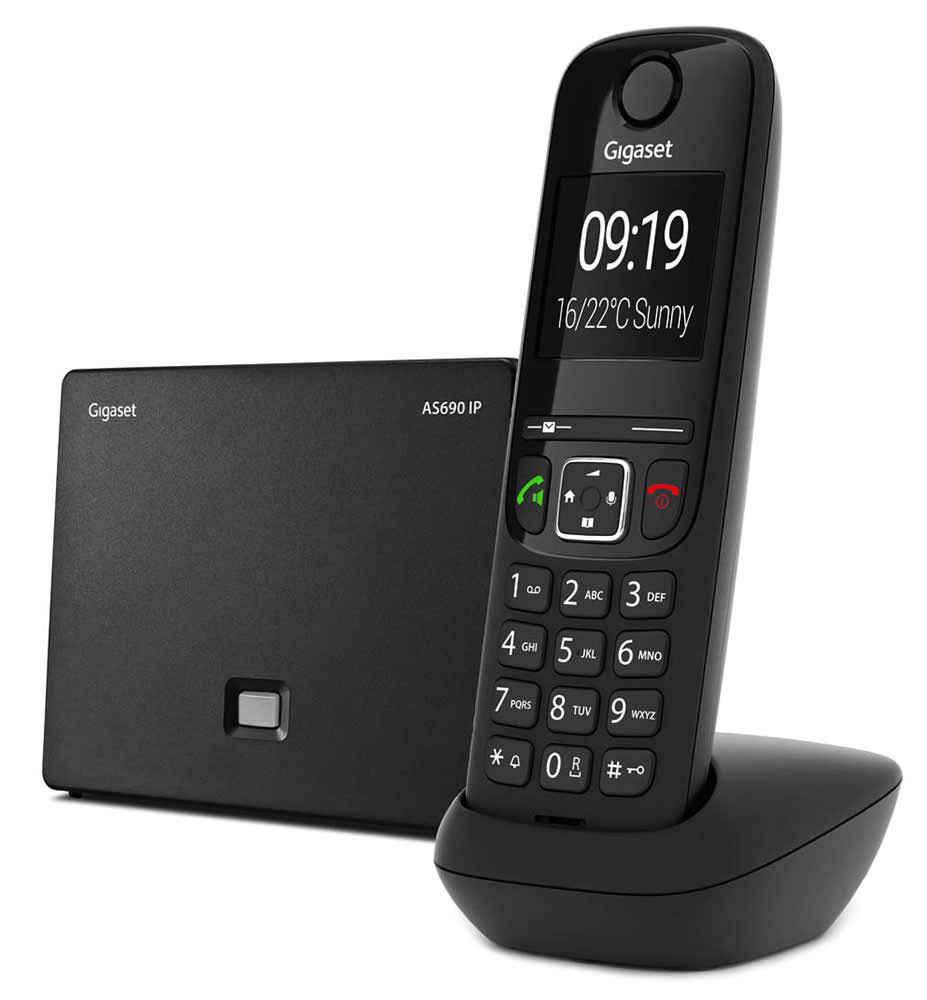 IP DECT телефон Gigaset AS690IP по самой выгодной цене . Купить IP DECT телефон  Gigaset AS690IP с доставкой - интернет-магазин ВОЛЬТА