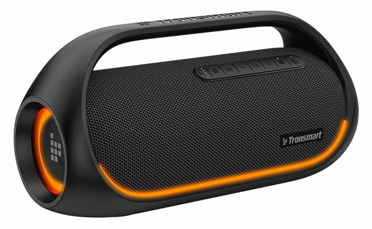 портативная колонка Bluetooth с подсветкой Tronsmart Bang 60W black по самой выгодной цене . Купить портативная колонка Bluetooth с подсветкой Tronsmart Bang 60W black с доставкой - интернет-магазин ВОЛЬТА