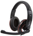 Белые наушники с микрофоном Gembird MHS-780 black