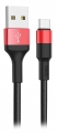 кабель передачи данных Hoco X26 Xpress Type-C 1m black &amp; red