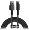 кабель передачи данных Baseus Tungsten Gold Fast Charging Data Cable USB to Type-C 100W 2m black