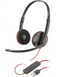 USB гарнитура для компьютера Plantronics BlackWire C3220-A (PL-C3220-A) black