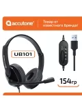 USB гарнитура для компьютера Accutone UB101 USB black