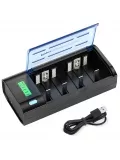 зарядное устройство для аккумуляторов POWXS PW-6915 черный
