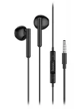 наушники с микрофоном для смартфона Hoco M64 Melodious wire control earphones with mic black