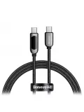 кабель для быстрой зарядки Baseus Display Fast Charging Data Cable Type-C to Type-C 100W 1m black