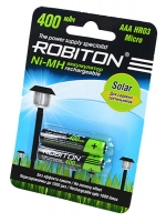 аккумулятор для садового светильника Robiton 400 mAh Solar R03/AAA-2BL
