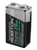 аккумулятор Robiton RTU270MH 6F22/Крона-bulk