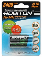 аккумулятор Robiton 2400 mAh R6/AA RTU-2BL
