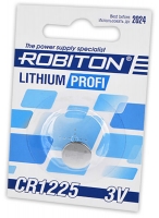 литиевая батарейка Robiton CR1225 PROFI-1BL