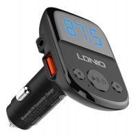 автомобильная зарядка с Bluetooth FM трансмитером LDNIO C706Q автомобильная зарядка с Bluetooth FM трансмитером LDNIO C706Q