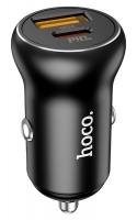 автомобильное зарядное устройство Hoco NZ5 Smooth road PD30W+QC3.0