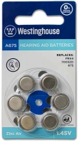 батарейки для слуховых аппаратов Westinghouse ZA675/PR44-BP6