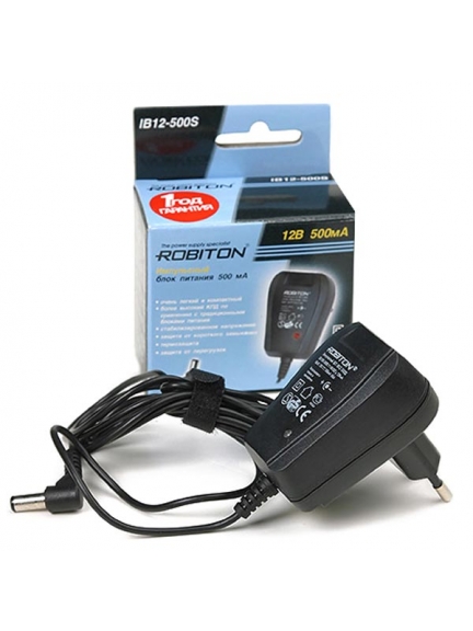 блок питания Robiton IB12-500S(-) 5,5х2,1/12