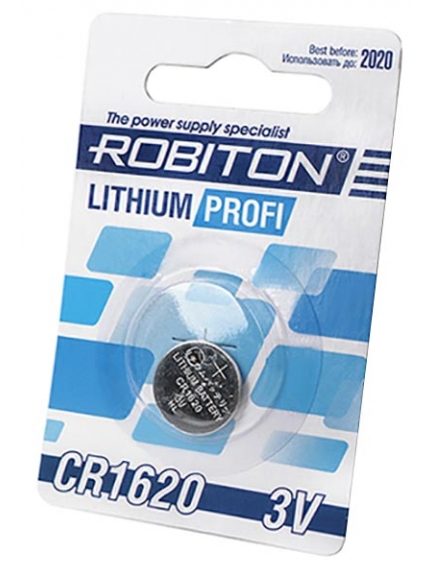 батарейка Robiton CR1620 PROFI-1BL