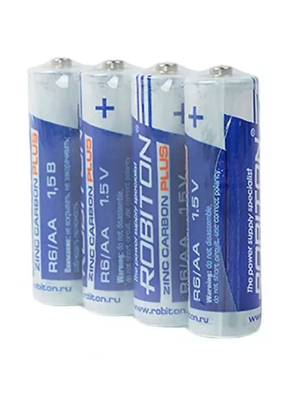 батарейки (4 шт.) Robiton PLUS R6/AA-SR4