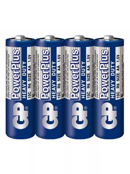 батарейки (4 шт.) GP R6/AA PowerPlus HEAVY DUTY-OS4