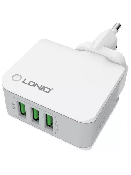 универсальное зарядное устройство LDNIO A3303 3USB *3,4A