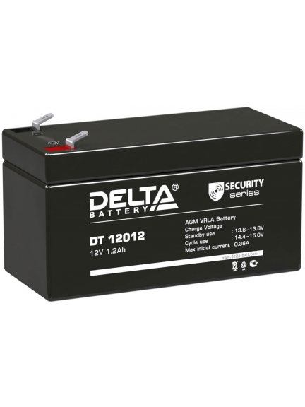 свинцово кислотный аккумулятор Delta DT 12012