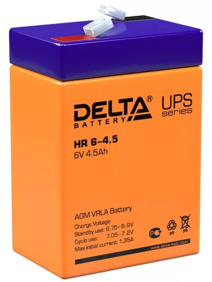 аккумулятор для UPS Delta HR 6-4.5