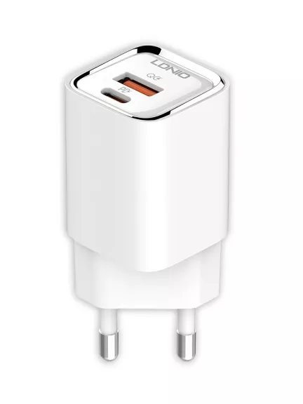 быстрое зарядное устройство LDNIO A2317C 30W PD/QC3.0 Fast Charger