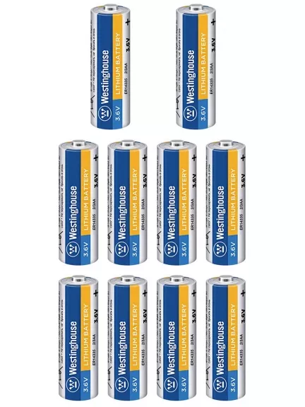 литиевые батарейки 3.6V Westinghouse ER 14335 (2/3AA) 10шт.