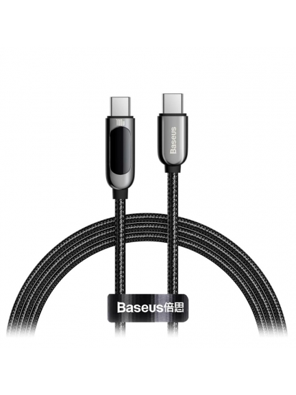 кабель для быстрой зарядки Baseus Display Fast Charging Data Cable Type-C to Type-C 100W 1m