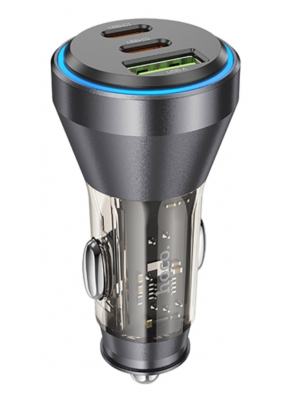 зарядка для телефона в машину Hoco NZ12D Lucky PD60W(2C1A) car charger