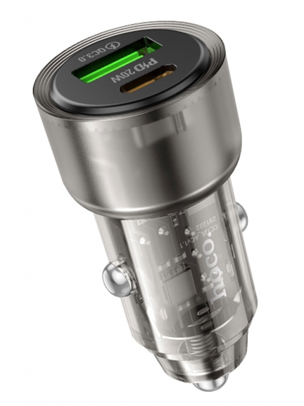 зарядка для телефона в машину Hoco Z52 Spacious PD38W(1C1A) car charger