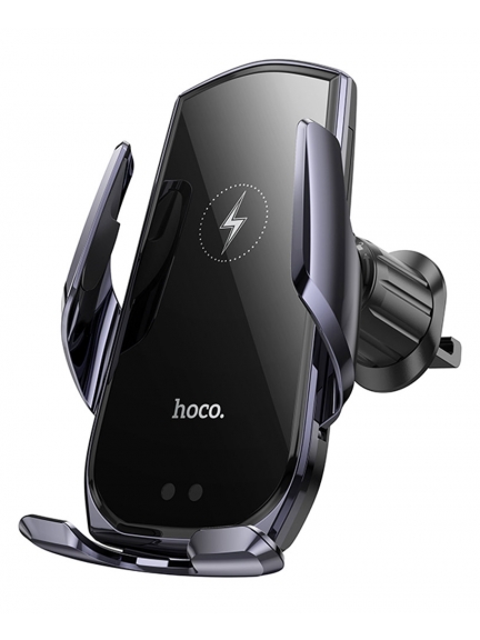 держатель для смартфона с беспроводной зарядкой Hoco CA202 Plus Enlightener infrared induction wireless charging holde