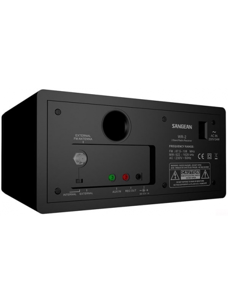 Радиоприемник с пультом управления Sangean WR-2 black