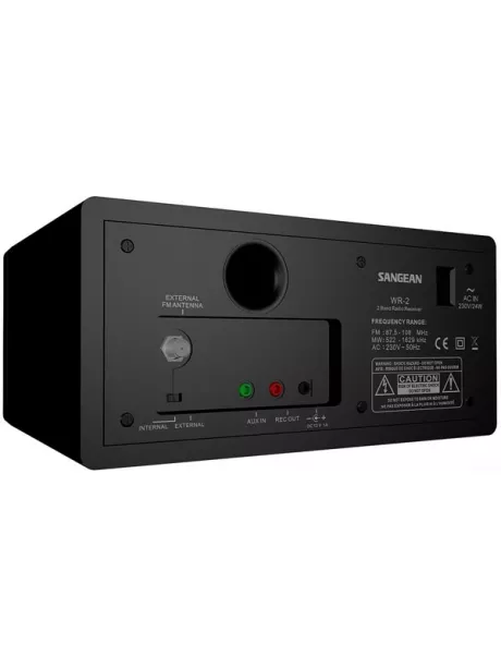 Радиоприемник с пультом управления Sangean WR-2 black