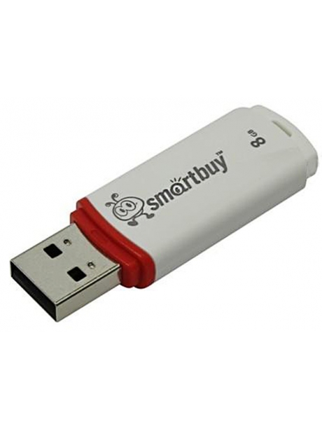флешка USB SmartBuy Crown 8GB white