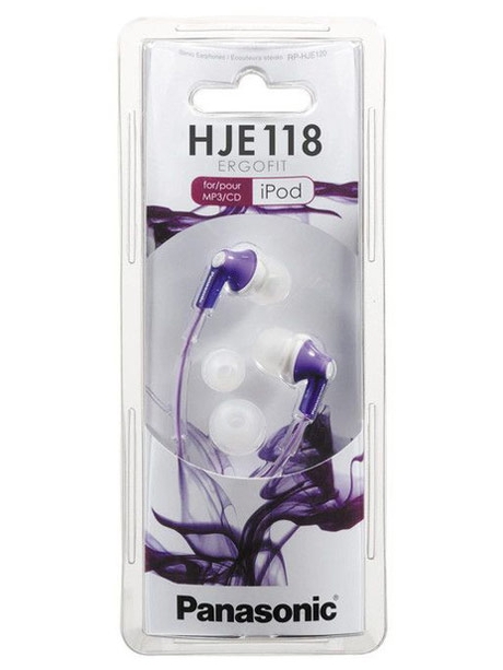 наушники Panasonic RP-HJE118 purple