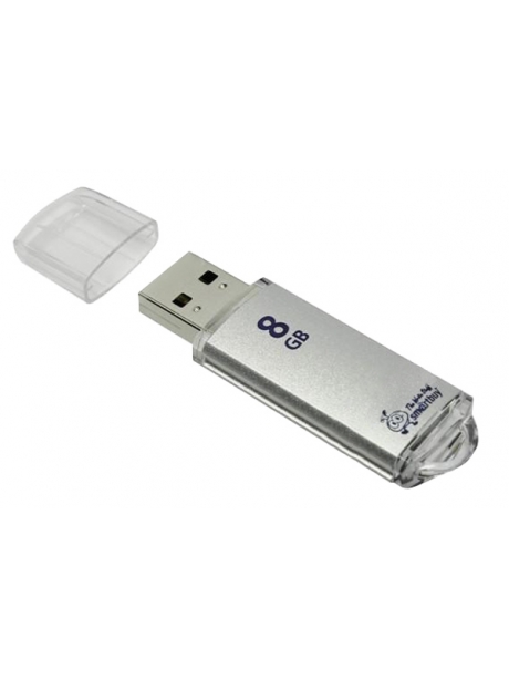 флешка USB SmartBuy V-Cut 8GB silver