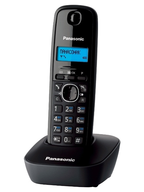 радиотелефон DECT Panasonic KX-TG1611RU grey