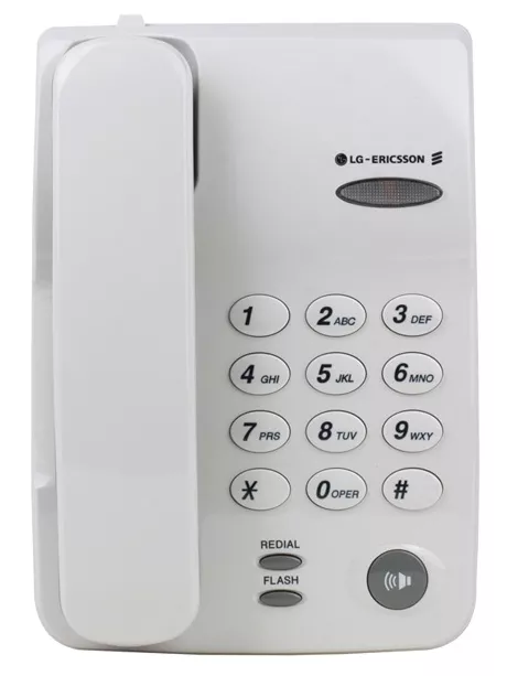 телефонный аппарат LG GS-460F light grey