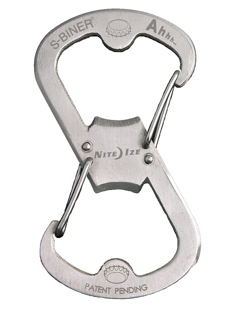органайзер для ключей Nite Ize S-Biner Ahhh стальной