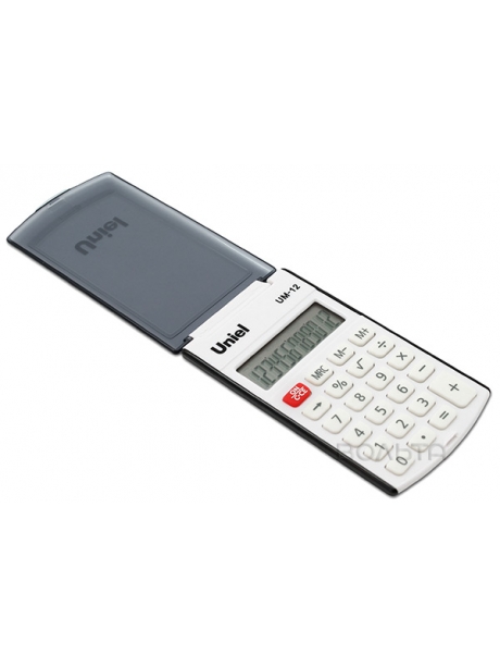 карманный калькулятор Uniel UM-12 black