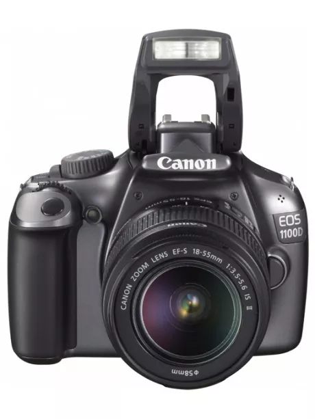 зеркальный фотоаппарат Canon EOS 1100D KIT 18-55 IS II black