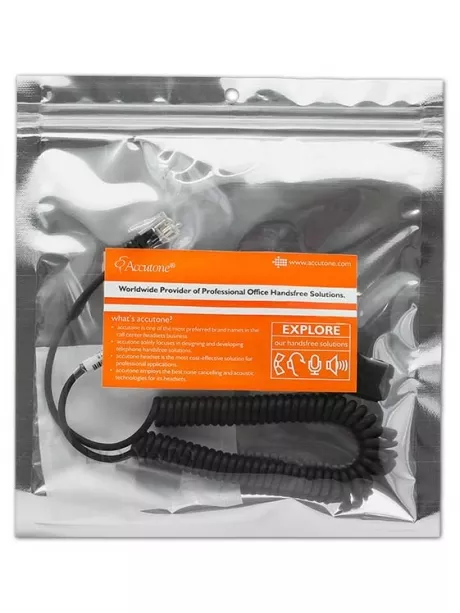 Адаптер  PL HIS Accutone Lexsus Cord II QD PLT-RJ 