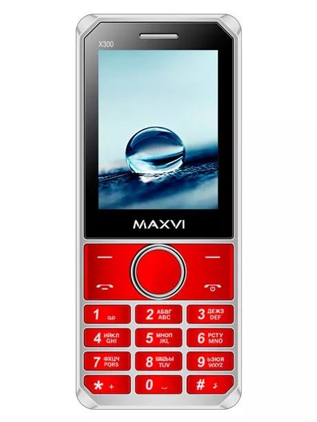мобильный телефон Maxvi X300 red