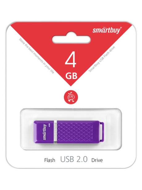 флешка USB SmartBuy Quartz series 4Gb violet