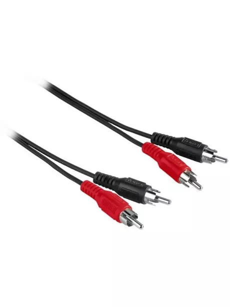 кабель межблочный Hama 2xRCA>2xRCA 5.0m (M/M) (30468) 