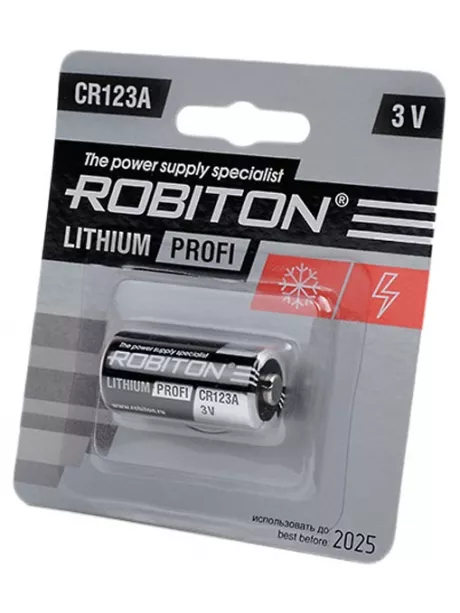 батарейка Robiton CR123A PROFI-BL1 