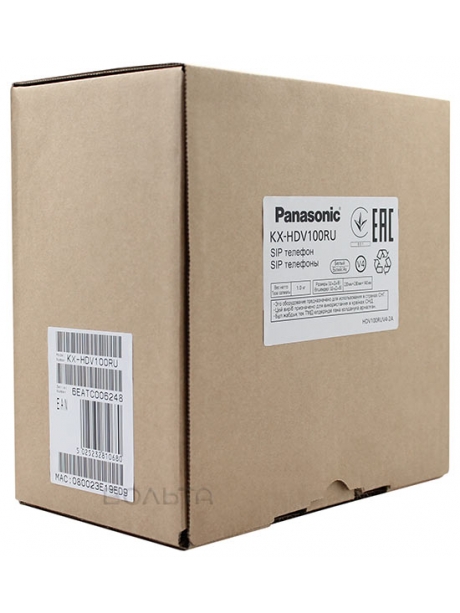 VoIP телефон Panasonic KX-HDV100RU white