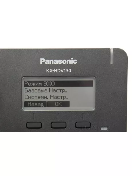 VoIP телефон Panasonic KX-HDV130RU black